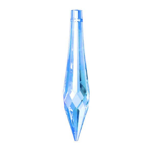 Swarovski Crystal Medium Sapphire Teardrop Prisms, 3 pieces