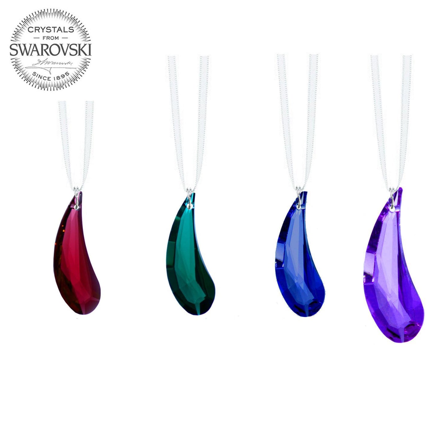 Colorful Swarovski  Crystal Fairy Wing Prisms (4 Pcs)