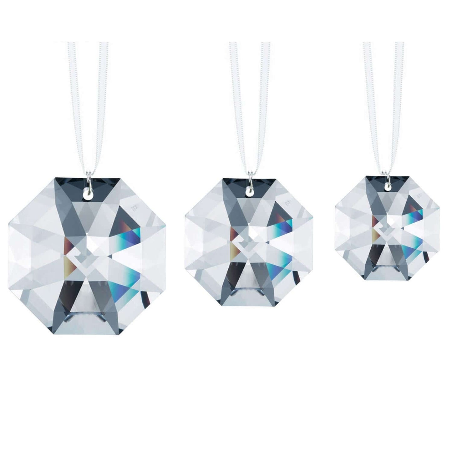 Hanging Crystals Swarovski Crystal Lily Clear Prisms, 3 pcs